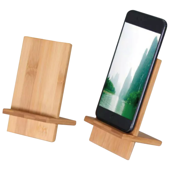 木製スマホスタンド全体イメージ
